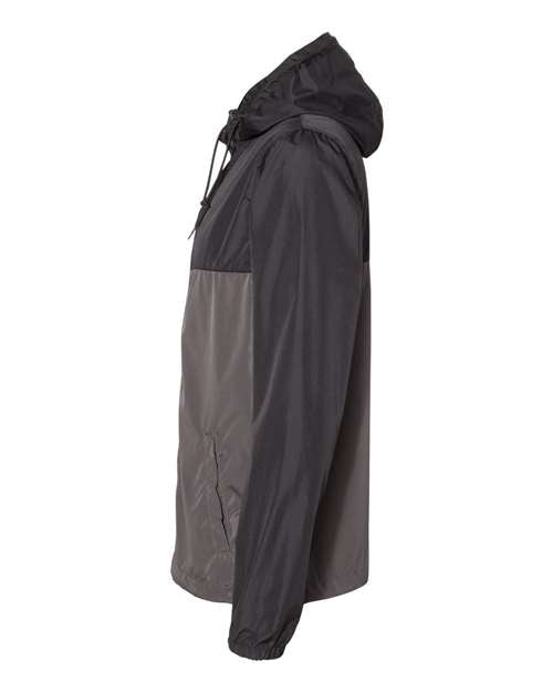 Independent Trading Co. Lightweight Windbreaker Full-Zip Jacket EXP54LWZ - Black/ Graphite