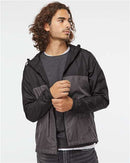Independent Trading Co. Lightweight Windbreaker Full-Zip Jacket EXP54LWZ - Black/ Graphite
