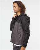 Independent Trading Co. Lightweight Windbreaker Full-Zip Jacket EXP54LWZ - Black/ Graphite