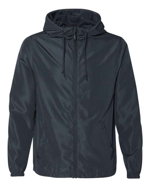 Independent Trading Co. Lightweight Windbreaker Full-Zip Jacket EXP54LWZ - Classic Navy