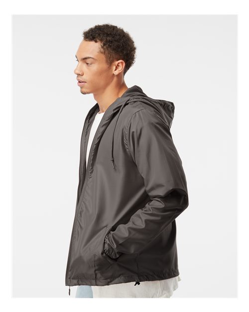 Independent Trading Co. Lightweight Windbreaker Full-Zip Jacket EXP54LWZ - Graphite