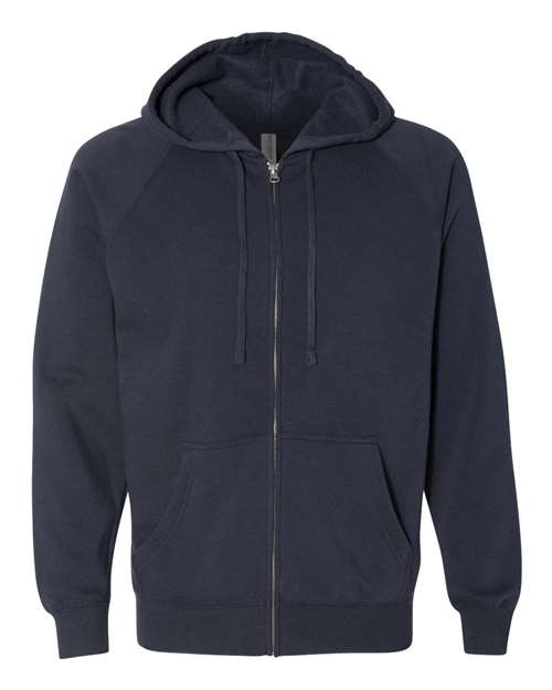 Independent Trading Co. Special Blend Raglan Full-Zip Hooded Sweatshirt PRM33SBZ