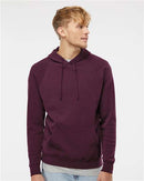 Independent Trading Co. Special Blend Raglan Hooded Sweatshirt PRM33SBP - Maroon