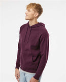 Independent Trading Co. Special Blend Raglan Hooded Sweatshirt PRM33SBP - Maroon
