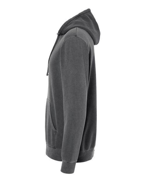 Independent Trading Co. Midweight Pigment-Dyed Hooded Sweatshirt PRM4500 - Pigment Black