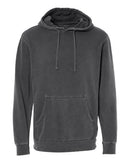 Independent Trading Co. Midweight Pigment-Dyed Hooded Sweatshirt PRM4500 - Pigment Black