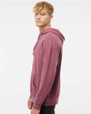 Independent Trading Co. Midweight Pigment-Dyed Hooded Sweatshirt PRM4500 - Pigment Maroon