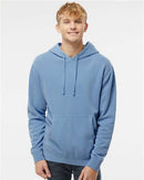 Independent Trading Co. Midweight Pigment-Dyed Hooded Sweatshirt PRM4500 - Pigment Light Blue