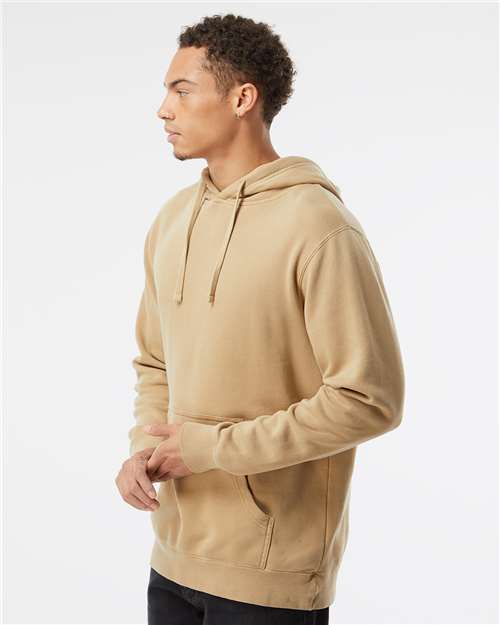 Independent Trading Co. Midweight Pigment-Dyed Hooded Sweatshirt PRM4500 - Pigment Sandstone
