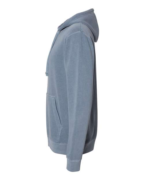 Independent Trading Co. Midweight Pigment-Dyed Hooded Sweatshirt PRM4500 - Pigment Slate Blue