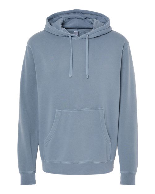 Independent Trading Co. Midweight Pigment-Dyed Hooded Sweatshirt PRM4500 - Pigment Slate Blue