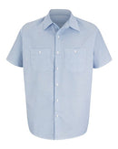 Red Kap Industrial Stripe Work Shirt - Tall Sizes SL20T