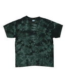 Dyenomite Crystal Tie-Dyed T-Shirt 200CR - Forest
