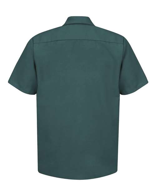 Red Kap Industrial Short Sleeve Work Shirt - Tall Sizes SP24T - Spruce Green