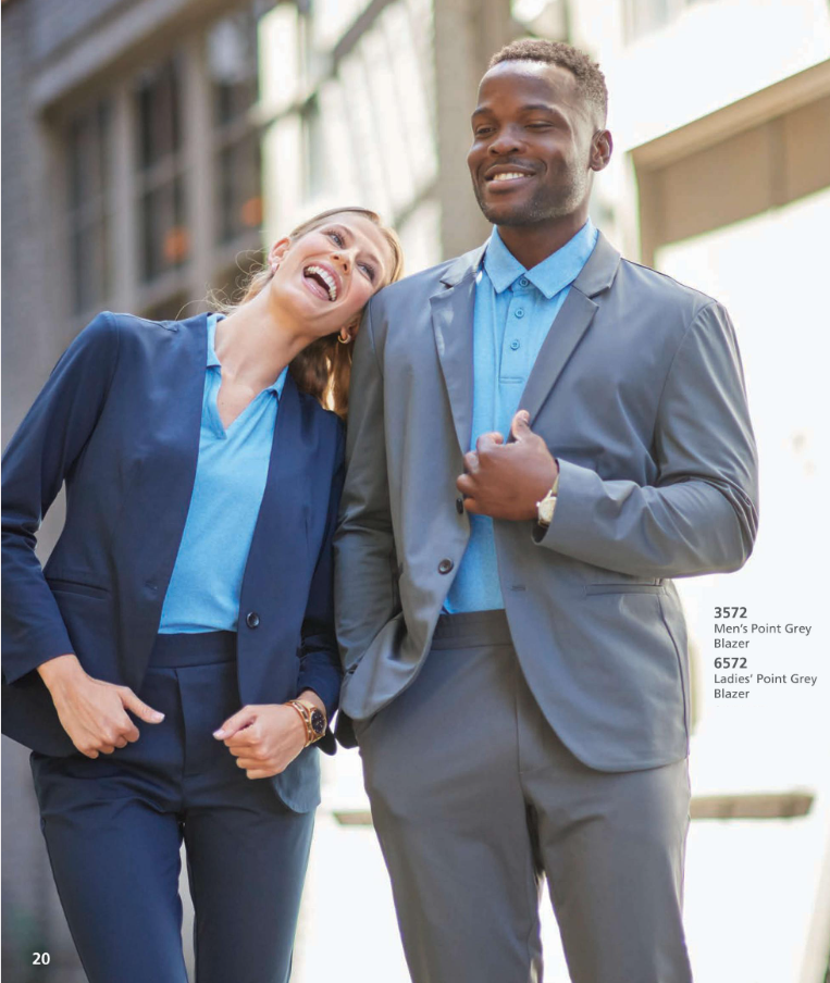 Edwards Point Grey Mens Dress Pant [