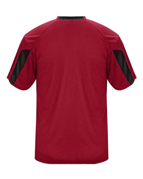 Badger Striker T-Shirt 4176 - Red/ Black