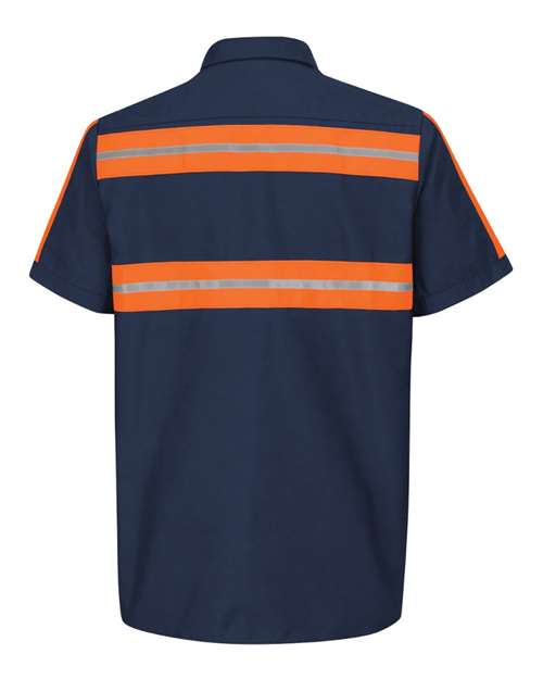 Red Kap Enhanced Visibility Industrial Work Shirt SP24E
