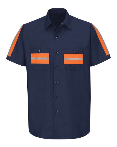 Red Kap Enhanced Visibility Industrial Work Shirt SP24E