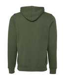 BELLA + CANVAS Sponge Fleece Hoodie 3719 - Military Green