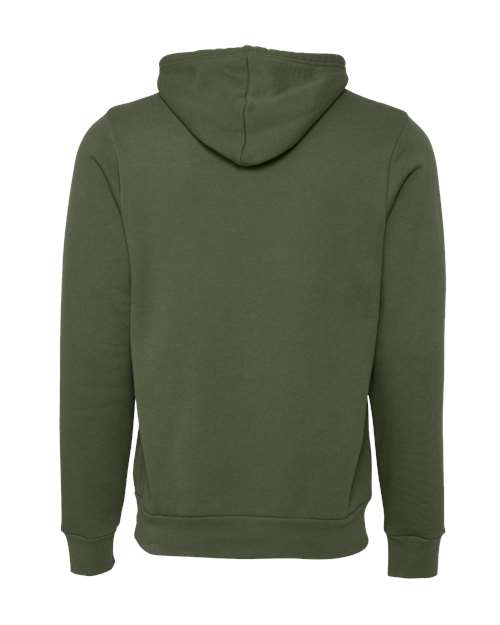 BELLA + CANVAS Sponge Fleece Hoodie 3719 - Military Green