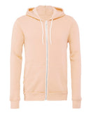 BELLA + CANVAS Sponge Fleece Full-Zip Hoodie 3739 - Peach