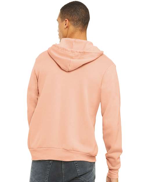 BELLA + CANVAS Sponge Fleece Full-Zip Hoodie 3739 - Peach