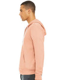 BELLA + CANVAS Sponge Fleece Full-Zip Hoodie 3739 - Peach