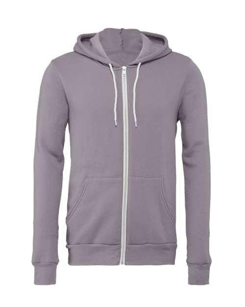 BELLA + CANVAS Sponge Fleece Full-Zip Hoodie 3739 - Storm