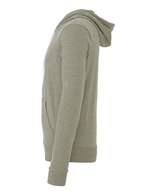 BELLA + CANVAS Sponge Fleece Full-Zip Hoodie 3739 - Heather Stone