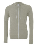 BELLA + CANVAS Sponge Fleece Full-Zip Hoodie 3739 - Heather Stone
