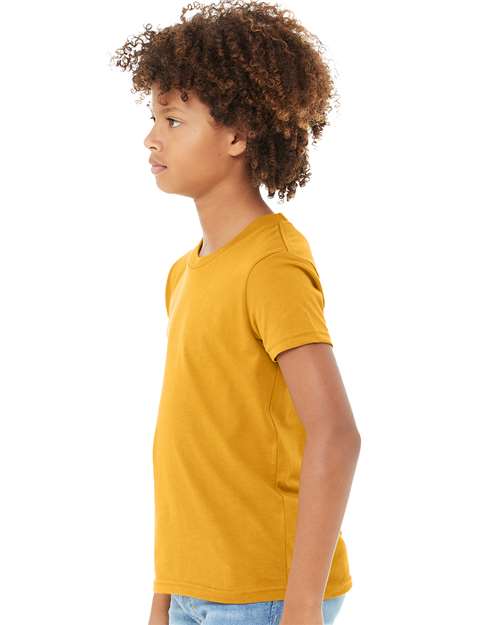BELLA + CANVAS Youth Jersey Tee 3001Y - Mustard