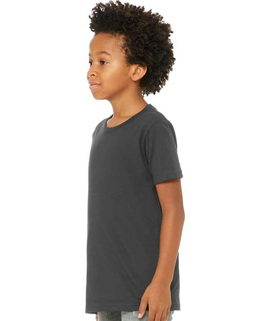 BELLA + CANVAS Youth Jersey Tee 3001Y - Dark Grey