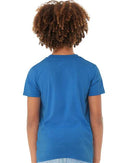BELLA + CANVAS Youth Jersey Tee 3001Y - Columbia Blue