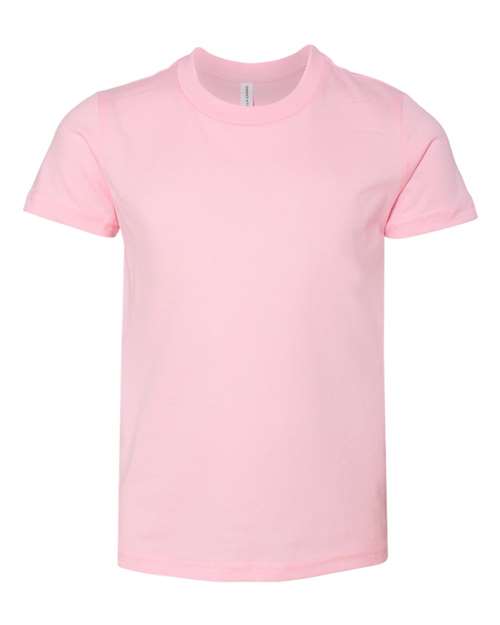 BELLA + CANVAS Youth Jersey Tee 3001Y - Pink