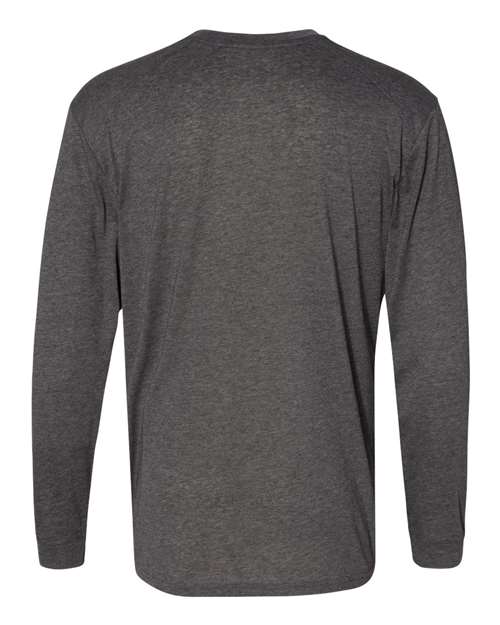 Badger Triblend Performance Long Sleeve T-Shirt 4944 - Black Heather