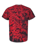 Dyenomite Crystal Tie-Dyed T-Shirt 200CR - Black/ Red Crystal