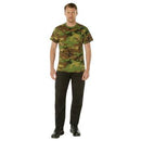Rothco Woodland Camo T-Shirt With Pocket. Item