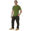 Rothco Solid Color T-Shirt with Cotton / Polyester Blend. Item