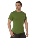 Rothco Solid Color T-Shirt with Cotton / Polyester Blend. Item