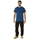 Rothco Solid Color T-Shirt with Cotton / Polyester Blend. Item