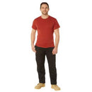 Rothco Solid Color T-Shirt with Cotton / Polyester Blend. Item