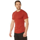 Rothco Solid Color T-Shirt with Cotton / Polyester Blend. Item