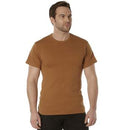 Rothco Solid Color T-Shirt with Cotton / Polyester Blend. Item