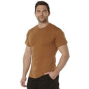 Rothco Solid Color T-Shirt with Cotton / Polyester Blend. Item