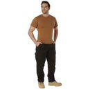 Rothco Solid Color T-Shirt with Cotton / Polyester Blend. Item