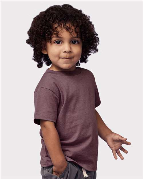 BELLA + CANVAS Toddler Jersey Tee 3001T - Heather Maroon