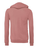 BELLA + CANVAS Sponge Fleece Full-Zip Hoodie 3739 - Mauve