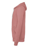 BELLA + CANVAS Sponge Fleece Full-Zip Hoodie 3739 - Mauve
