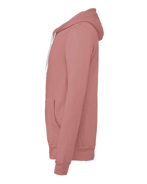 BELLA + CANVAS Sponge Fleece Full-Zip Hoodie 3739 - Mauve