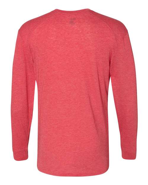 Badger Triblend Performance Long Sleeve T-Shirt 4944 - Red Heather